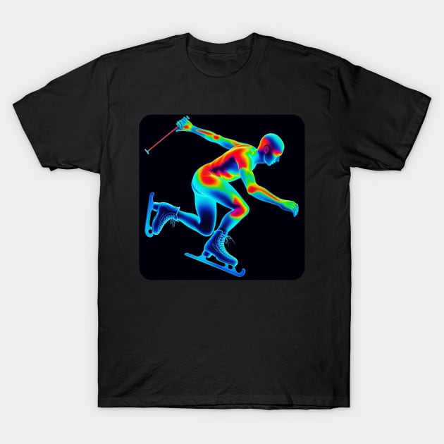 Thermal Image - Sport #35 T-Shirt by The Black Panther